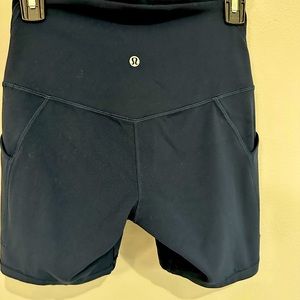 lululemon Align™ High-Rise Short with Pockets 6" True Navy, Size 6